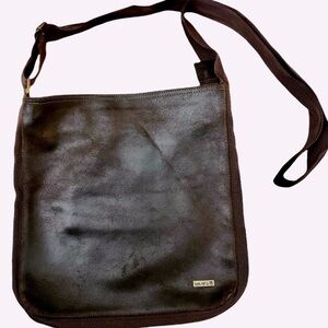 Salvarte Columbia Leather Flap Bag Tote